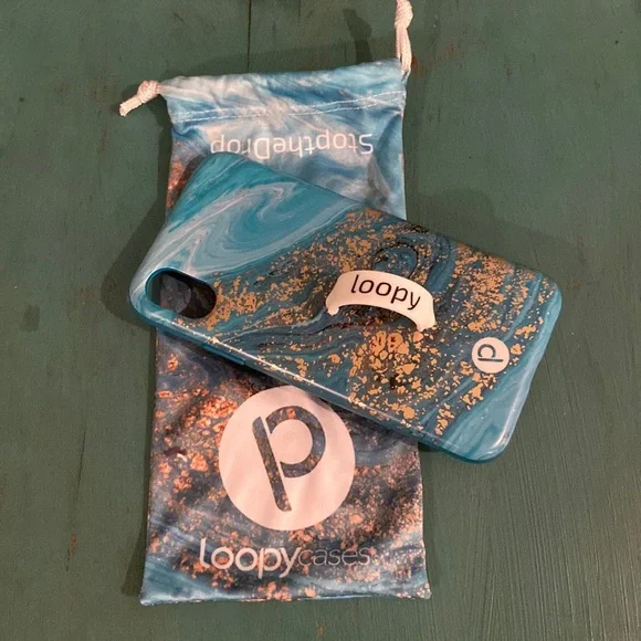 Turquoise Loopys Cases Loopy Case IPhone 10xr Turquoise Jasper
